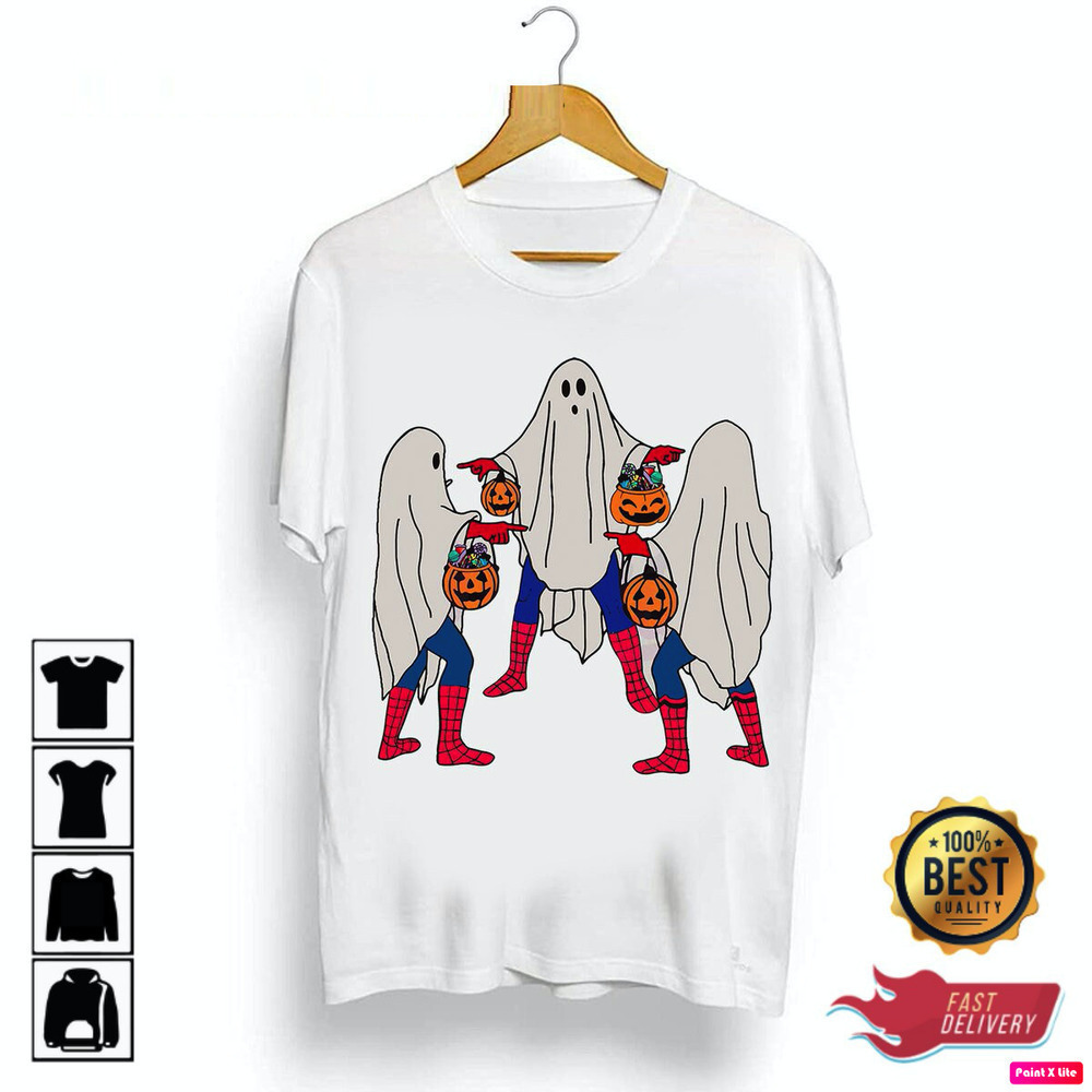 Three Spiderman Meme  Funny Gift  Graphics Shirt